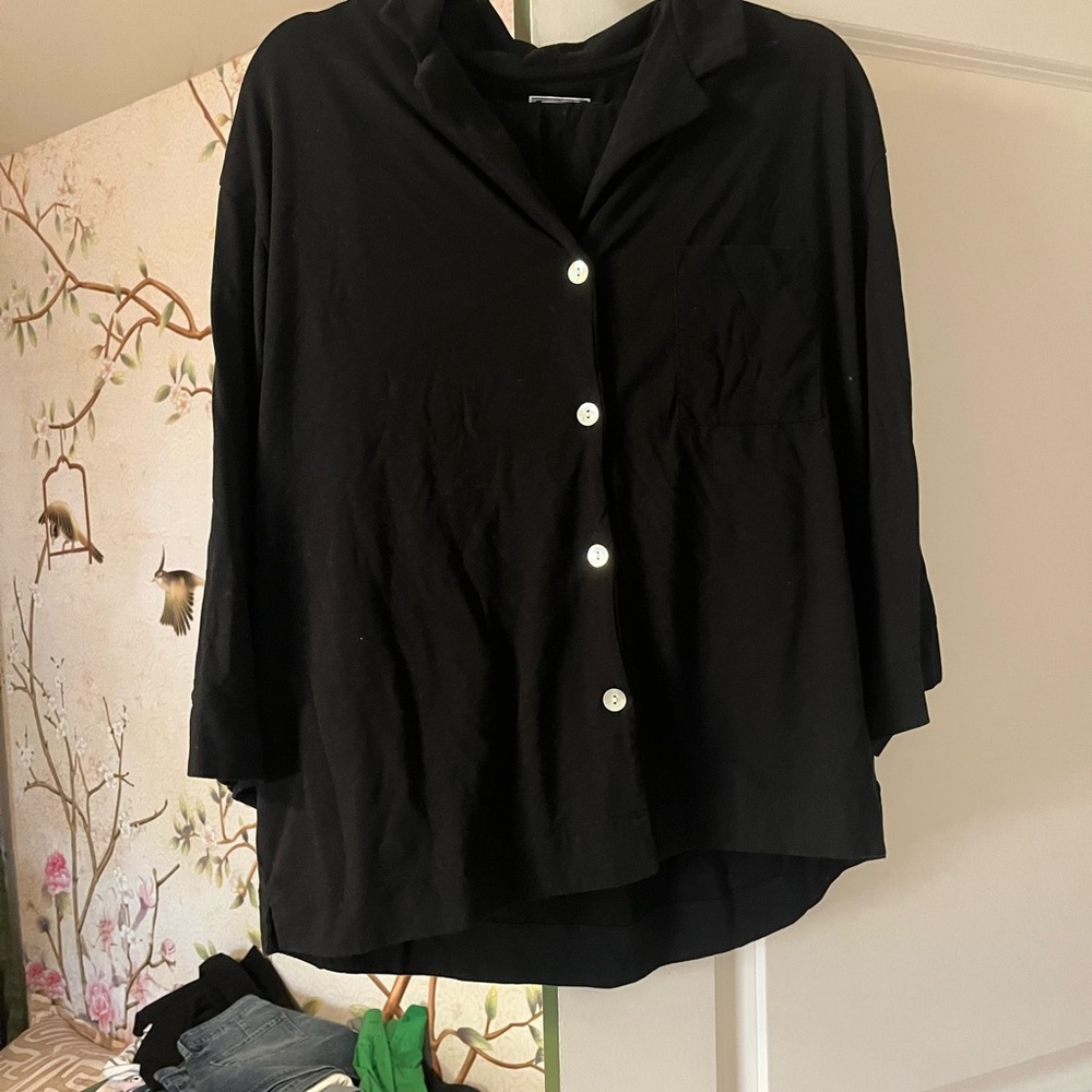 Petite Plume Olivia Pima Cotton Wide Leg Pajamas